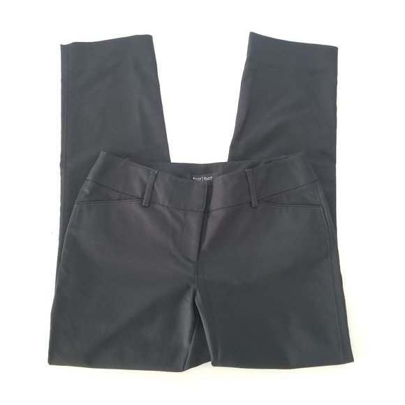 WHBM Black Comfort Stretch Slim Ankle Pant Size 2R - Picture 2 of 12